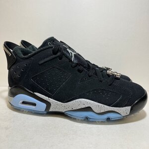 24.5cm JORDAN RETRO 6 NRG P23 FD0204-001 ナイキ ゴルフ エアジョーダン6 レトロ ロー ブラック/ウルフグレー スニーカー ML H110728