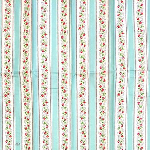 【即決】ペーパーナプキンバラ売り1枚から ポケットサイズ 【Cath Kidston】FLOWER LINES blue