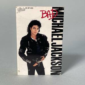 カセットテープ マイケル・ジャクソン BAD MICHAEL JACKSON バッド 28 6 P-400 B6