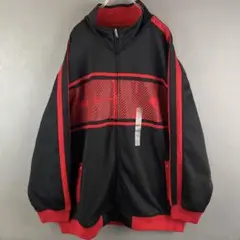 ECKO UNLTD トラックジャケット ジャージ 黒/赤 3XL ビッグサイズ