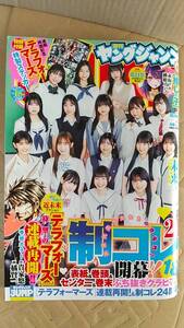 書籍/雑誌、コミック、アイドル　週刊ヤングジャンプ 2024年No.18 制コレ24開幕 テラフォーマーズ特製ステッカー付き　中古