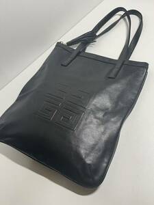 t35■ GIVENCHY ジバンシー ジバンシイ トートバッグ黒 レザー 肩掛け ユニセックス