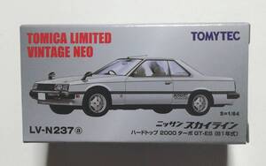 即決！ トミカ リミテッド ヴィンテージ ネオ LV-N237a 日産 スカイライン ハードトップ 2000 ターボ GT-ES 81年式 (白) 新品・未使用品