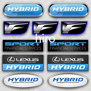 レクサス　ハイブリッド　F-sport　ステッカー　LEXUS　HYBIRD　ステッカー　 LS LX LC GS ES IS RX RC NX UX CTレクサス