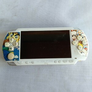 ト010 PSP 1000 プレイステーション・ポータブル バッテリー/蓋なし メモリースティック付 ゲーム 本体