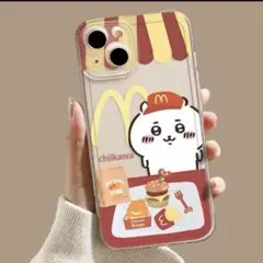 新品 iPhone14用 ケース ちいかわ マクドナルド 柄