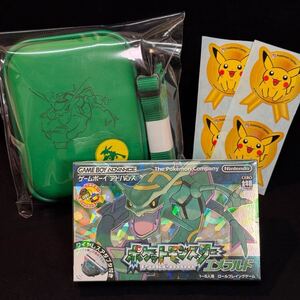 【新品】ポケットモンスター エメラルド ゲームボーイ GBA ポケモンセンター ニンテンドー Pokemon Nintendo gameboy 赤 青 緑 金 任天堂