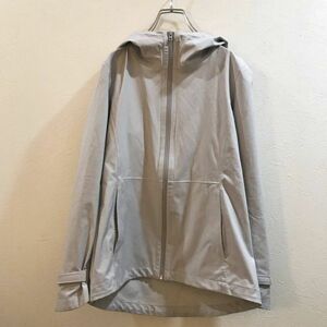 ブロックテックパーカー◆UNIQLO/ユニクロ ウインドブレーカー ナイロンジャケット ジャンパー グレー レディース S ON1201