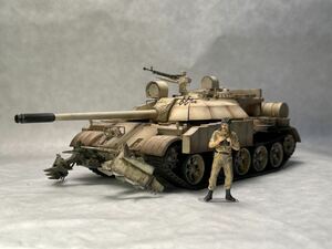 タミヤ　MMシリーズ　1/35 T55 エニグマ　マインプラウ装備型　完成品　商品説明⑤