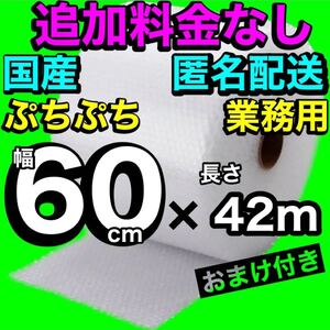 プチプチ ロール 梱包材 ぷちぷち エアーキャップ 緩衝材 気泡緩衝材 業務用 匿名配送 国産ろ