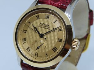 【希少】EDOX エドックス K14 クロノメーター パワーリザーブ 自動巻き メンズ腕時計