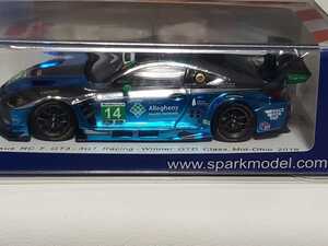 新品 1/43 スパーク SPARK レクサス RC F GT3 ミッドオハイオ 2018 GTDクラス Winner No.14