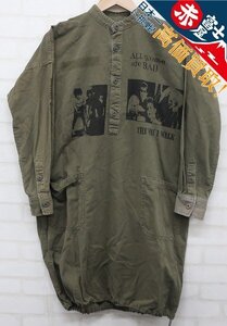 8T8143/HYSTERIC GLAMOUR バンドカラーワンピース ヒステリックグラマー シャツ