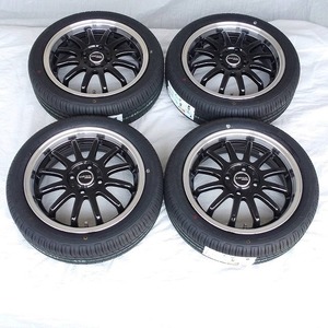 新品 15インチ 5.0J タイヤ付4本SET 165/50R15 NBOX タント スペーシア ルークス ワゴンR ムーヴ アルト デイズ (W2311-2NE)