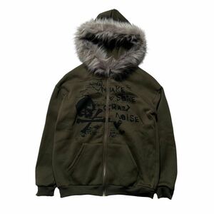 Japanese Label Y2K fur hoodie goa ifsixwasnine kmrii share spirit lgb obelisk 14th addiction archive 00s gunda TORNADO MART