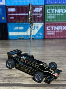 ◎ロータス 79 メモスタンド◎オリジナル加工品 メモクリップ 車雑貨 文具 ハンドメイド Lotus F1