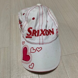 SRIXON スリクソン ゴルフキャップ ロゴ刺繍 ハート レディース