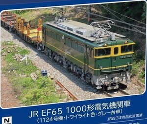 TOMIX 7175 JR EF65-1000形電気機関車(1124号機・トワイライト色・グレー台車)