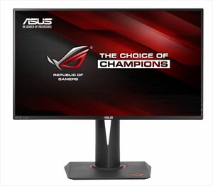 ASUS Gaming モニター 27型ワイドディスプレイ ROG SWIFT PG27AQ フリッカーフリー/4ms/3840×2160/G-SYNC/スリムベゼル 2024/7まで保証有