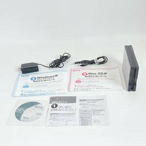 【美品】I-O DATA MOC2-U640R USB2.0/1.1対応 コンパクトMOドライブ