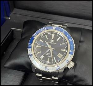 美品 グランドセイコー SBGJ237 メカニカルハイビート36000 GMT 自動巻き (9S86-00K0) 腕時計 GS