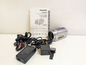 R122-S3-16167 Panasonic パナソニック HC-V600A デジタルビデオカメラ 2012年製 通電確認済み 現状品3