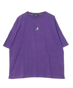 「KANGOL」 7分袖Tシャツ L パープル メンズ