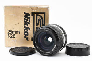 ★美品★ ニコン Nikon Ai-S NIKKOR 28mm F2.8 元箱付き AA2493#0222