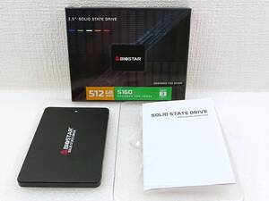 BIOSTAR S160-512GB SATA 2.5インチSSD 3D TLC