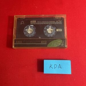 【同梱可能】AXIA アクシア Hi54 使用済み 中古 カセットテープ Type2 ハイポジ トマリリスト