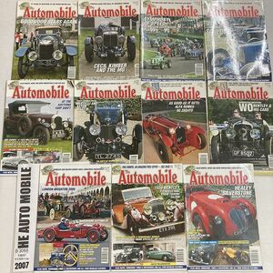 B3068　2007　11冊セット　「The Automobile」　オートモービル 　英国旧車雑誌 英国車 雑誌 旧車　ビンテージ　クラシックカー　自動車