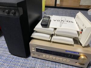 必見！　パイオニア　Pioneer オーディオアンプ　VSA-D5 取説、リモコン付属　サラウンドスピーカー別売