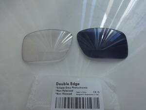 処分価格！　オークリー ダブルエッジ用 カスタム調光レンズ Photochromic Transition新品 DOUBLE EDGE