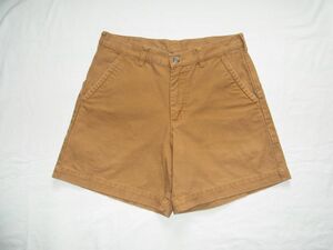 ☆ Patagonia パタゴニア SP15 7インチ スタンドアップ ショーツ W31 BRBN (Bear Brown) ☆USA古着 キャンバス地 アウトドア クライミング