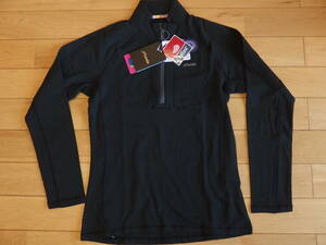 フェニックス phenix Outlast(R) SUREDRY(R) ∞ 1/2 Zip Tee PHA62LS65 ブラック Mサイズ [アウトドア カットソー レディース]