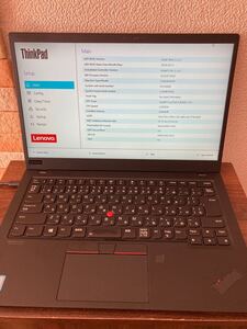 ジャンク品【通電確認済】 ThinkPad X1 Carbon 7th Generation シンクパッド LENOVOレノボ修理転売や部品取りにゲーミングPCプログラミング