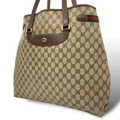 GUCCI グッチ　s65 肩掛け　トートバッグ　GGスプリーム　シェリーライン