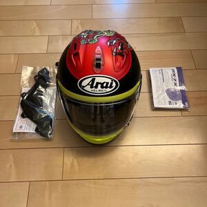 アライ Arai rx7x ヘルメット フルフェイス　スズキタツキモデル　美品　XL 61.62 中古　21年モデル　レプリカヘルメット希少