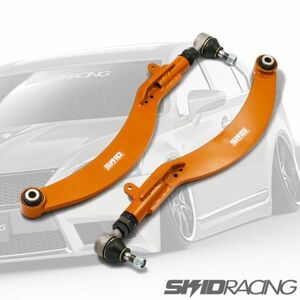 1円スタート 車検OK LS460 LS600 鬼キャン リア トーコントロールロッド 調整式 ピロ トーコントロールロッド SKID RACING :A006