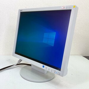 スクエアモニター VGA/DVI/スピーカー内蔵 筐体日焼け ★ NEC Mltisync AS172M-C VESA(70*70) 電源ケーブル付 複数出品中 #2593-K