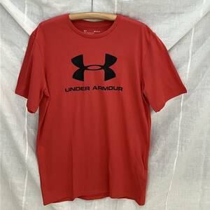 新品未使用品★UNDERARMOUR アンダーアーマー★LG(日本XL)サイズ 『UA SPORTSSTYLE LOGO SS』紺ネイビー 半袖Tシャツ 1329590/638