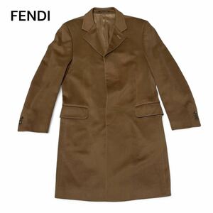 FENDI フェンディ ウール ロングコート 48