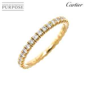 カルティエ Cartier エタンセル ドゥ #46 リング フル ダイヤ K18 YG 750 指輪 Etincelle Diamond Ring【証明書付き】 90234061