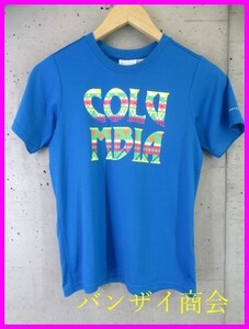 【送料300円可】3280b3◆良品です◆吸汗速乾◆Columbia コロンビア 半袖ドライTシャツ M(10/12)◆カットソー/アウトドアジャケット/キッズ