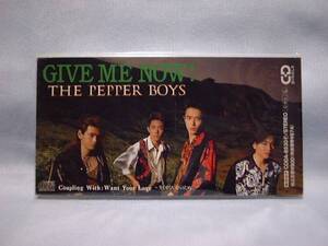 THE　PEPPER　BOYS　8cmCDS　GIVE　ME　NOW！/Want　Your　Love～失くせない夢のために　新品