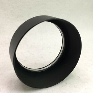 ノーブランド 内径55mm ネジ付メタルフード 色:ブラック レンズ用アクセサリー フィルムカメラ 現状品 ／ 03-00396