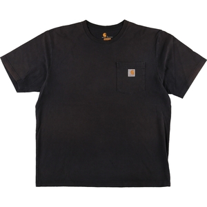 古着 カーハート Carhartt ORIGINAL FIT 半袖 ワンポイントロゴポケットTシャツ メンズL相当 /eaa429230