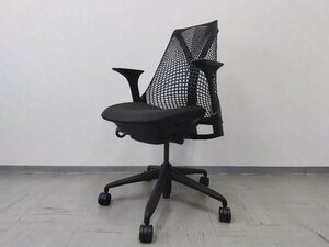 HermanMiller ハーマンミラー Sayl Chairs セイルチェア 11万 アジャスタブルアーム オフィスチェア デスクチェア L