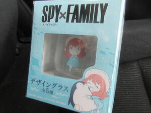 ◆SPY×FAMILY デザイングラス アーニャ・フォージャー 食器 コップ グラス 漫画 アニメ スパイファミリー レア 希少◆新品未開封