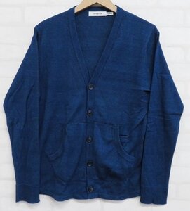 7T0716■nonnative AGENT CARDIGAN COTTON INDIGO SOLID NN-K2105 ノンネイティブ ニットカーディガン